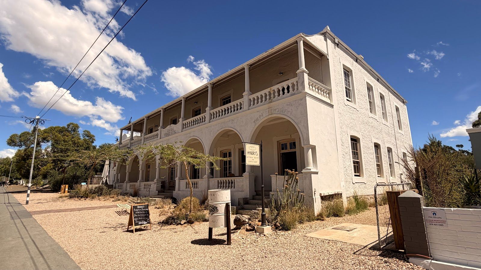 The old hotel building